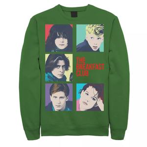 Мужской свитшот с квадратами Breakfast Club Group Shot Licensed Character