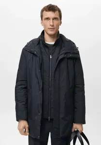 Пальто Mango Winter coat, Marineblauw/Royal Blue