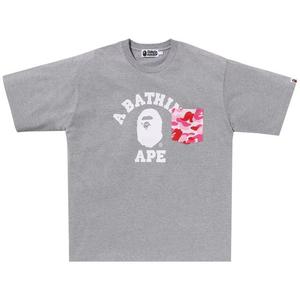 Футболка BAPE ABC Camo College Pocket Relaxed Tee, Grey