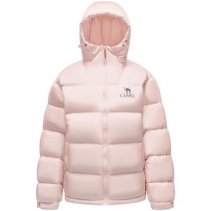 Теплая флисовая серия пуховик Unisex CAMEL, белый jade розовый