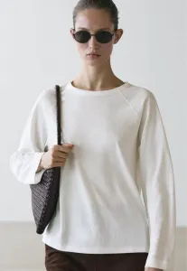 Простая футболка Massimo Dutti, Beige