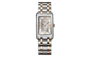 LONGINES Часы DolceVita Collection Quartz Movement женские 23.3*37мм белый циферблат нержавеющая сталь 18K Rose Gold ремешок