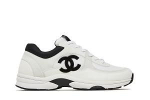 Кроссовки Chanel Sneaker White Black, белый