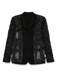 Двусторонний пиджак Black Comme Des Garçons, черный