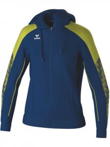 Тренировочная куртка Evo Star с капюшоном синего цвета erima