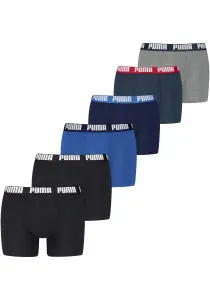 Боксеры PUMA (6 шт. в упаковке), с эластичным поясом с логотипом, черный