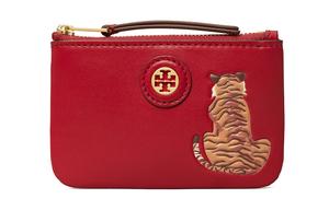 TORY BURCH Кожаный брелок для карт