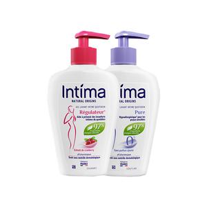 Cranberry Aloe Vera Active te Care Solution средство от зуда для очищения 200 мл + 200 мл INTIMA, two-piece set: cranberry care solution 200ml+pure care solution 200ml