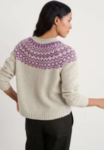 Джемпер порт-киннис Seasalt Cornwall, Purple - Wag Tail Aran Spring Heather