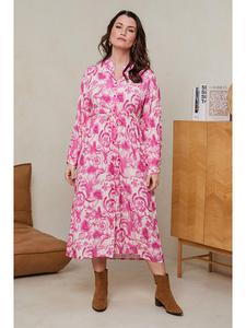 Длинное платье Curvy Lady, розовый