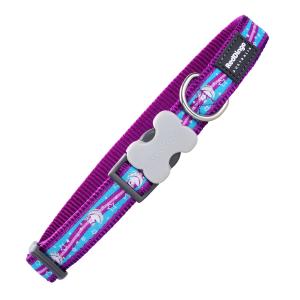 Красный единорог в стиле динго, фиолетовый ошейник 20-32см х 12мм Red Dingo, цвет фиолетовый