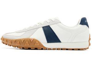 QIAODAN Износостойкие, легкие, дышащие и нескользящие. Низкие повседневные мужские туфли белого и синего цветов