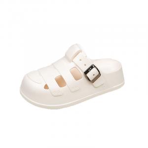 KLAOSD Женские противоскользящие закрытые тапочки устойчивые к истиранию белые, цвет White