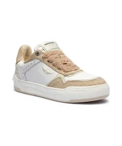 Кожаные кроссовки Zadig&Voltaire, бежевый