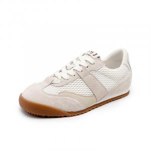 Нескользящие, износостойкие, легкие, дышащие, низкие, повседневные туфли, женские, цвета экрю JOSINY, Ecru