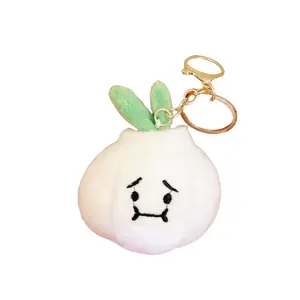 Симпатичный креативный брелок-плюш в виде овощей высота 8,5 см/14 см/11 см/11,5 см LOGISTAR, Garlic Doll Pendant