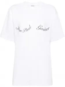 Футболка с логотипом Jean Paul Gaultier, белый