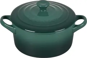 Мини-кастрюля Le Creuset, зеленый