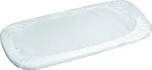 Простыня джерси 75х35 для матраса коляски белая BabyMatex