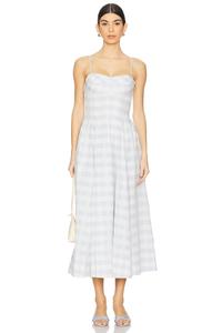 Midi-платье Kittiya Simkhai, periwinkle sky multi