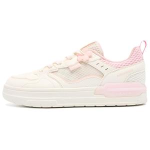 QIAODAN Легкие, сухие и дышащие низкие кроссовки для скейтбординга, женские, бежево-розовые