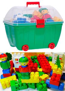 Большой строительный кирпич Hemar K3, в среднем корпусе (зеленый)