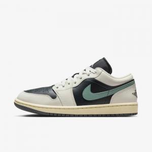 Кроссовки Nike Air Jordan 1 Low DC0774-001 женские, черные, для повседневной носки, TF7518 Jordan, черный