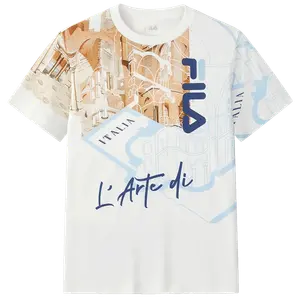 Футболка с принтом по всей поверхности FILA KIDS, All Over Print