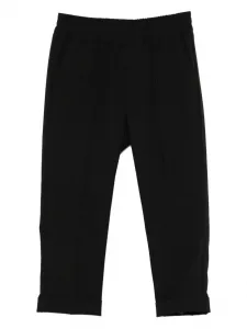 Брюки с эластичным поясом MSGM Kids, черный