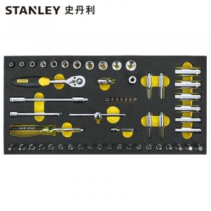 Набор из 56 предметов Stanley, шестигранный торцевой ключ с храповым механизмом серии 1/4 дюйма, набор держателей инструментов из ЭВА 90-029-23