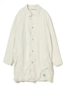 Пальто с отделкой на молнии Undercover, светло-бежевый