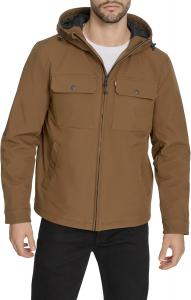Мужская куртка Levi's Ripstop Softshell с капюшоном, Brown