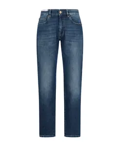 Джинсы из эластичного денима Pt Torino, синий