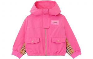 Детская куртка Burberry, цвет Pink