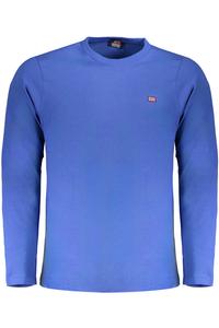 Мужская лонгслив Norway 1963 хлопковый однотонный, синий