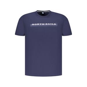 Синяя хлопковая мужская футболка North Sails