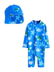 Next Купальник для спорта в синем, светло-голубом цвете