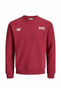 Толстовка Jack & Jones Sweatshirt, Tibetan Red/Mottled Dark Red