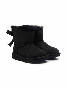 Угги детские UGG Kids Bailey Bow II замшевые на завязках, черный
