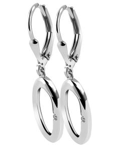 Adeliás Женский кулон из серебра 925 пробы с кубическим цирконием в серебряной оправе