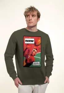 Толстовка с надписью «тачдаун» Henry Tiger, Olive