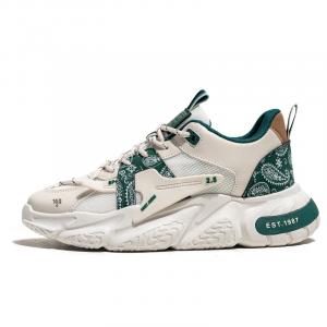 Нескользящие износостойкие низкие повседневные туфли для мужчин NANJIREN, Beige Green