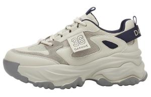 Женские кроссовки DAPHNE на низкой платформе, бежево-хаки