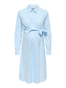 Платье-рубашка Only Maternity OLMCassi, светло-голубой