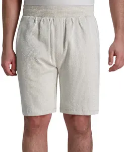 Мужские шорты из пике Relaxed-Fit KARL LAGERFELD PARIS, коричневый/бежевый