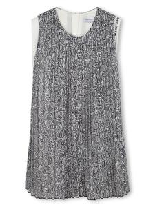 Marc Jacobs Kids платье со складками, белый