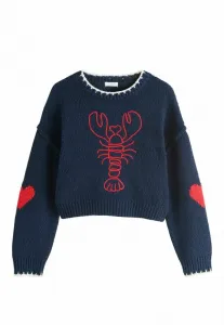Свитер-«Лобстер» стандартного кроя Next, Navy
