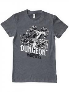 Футболка D&D Dungeon Monsters T-Shirt серого цвета Dungeons And Dragons