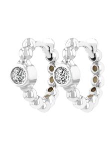 Adeliás Женские серьги - серьги-кольца из серебра 925 пробы