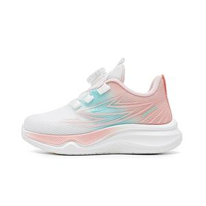 Беговые кроссовки низкие с увеличенной высотой, износостойкие, легкие и амортизирующие WARRIOR, розовый зеленый белый